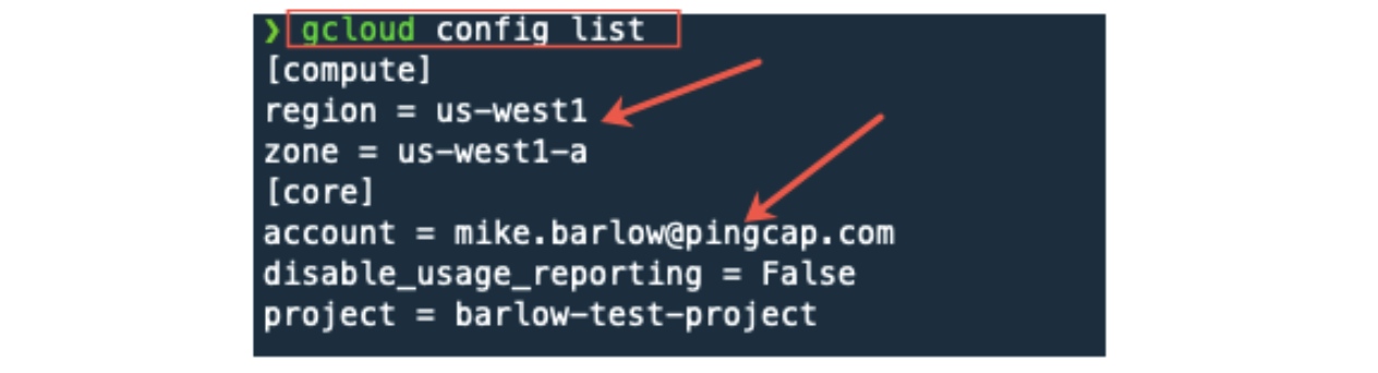 gcloud commands