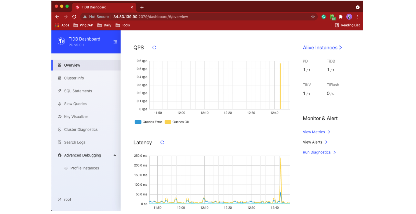 TiDB Dashboard