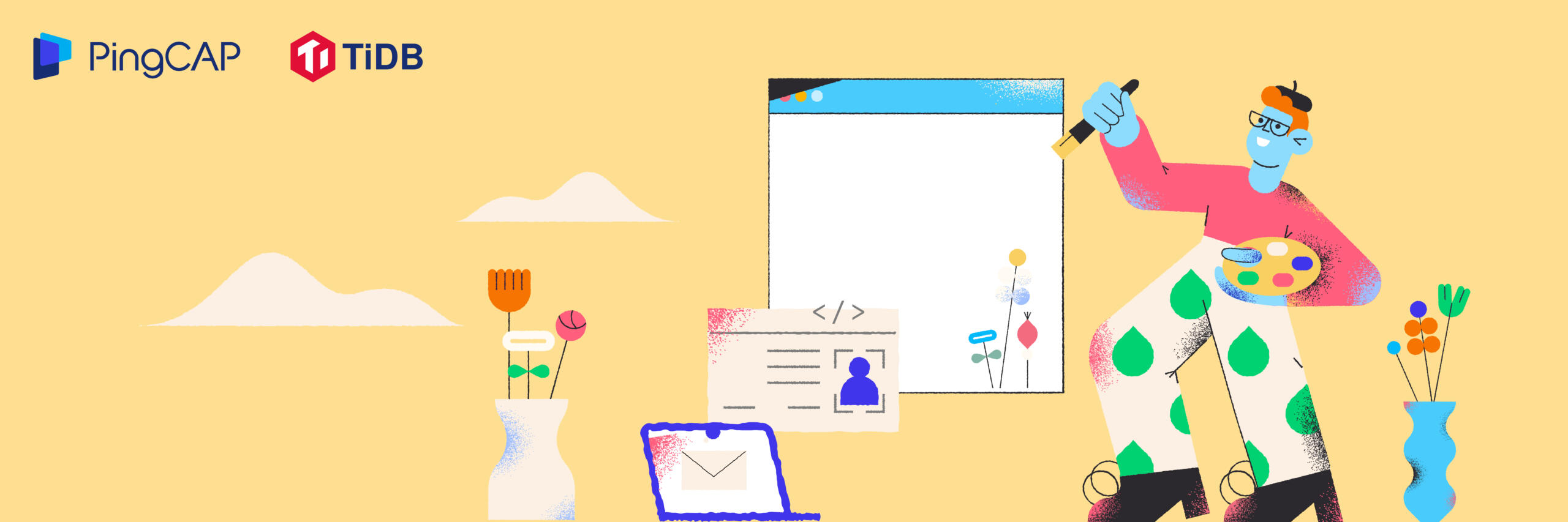 painting with a database