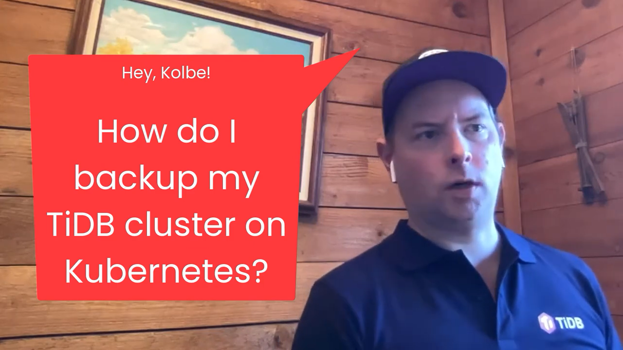 Back up a TiDB Clusters