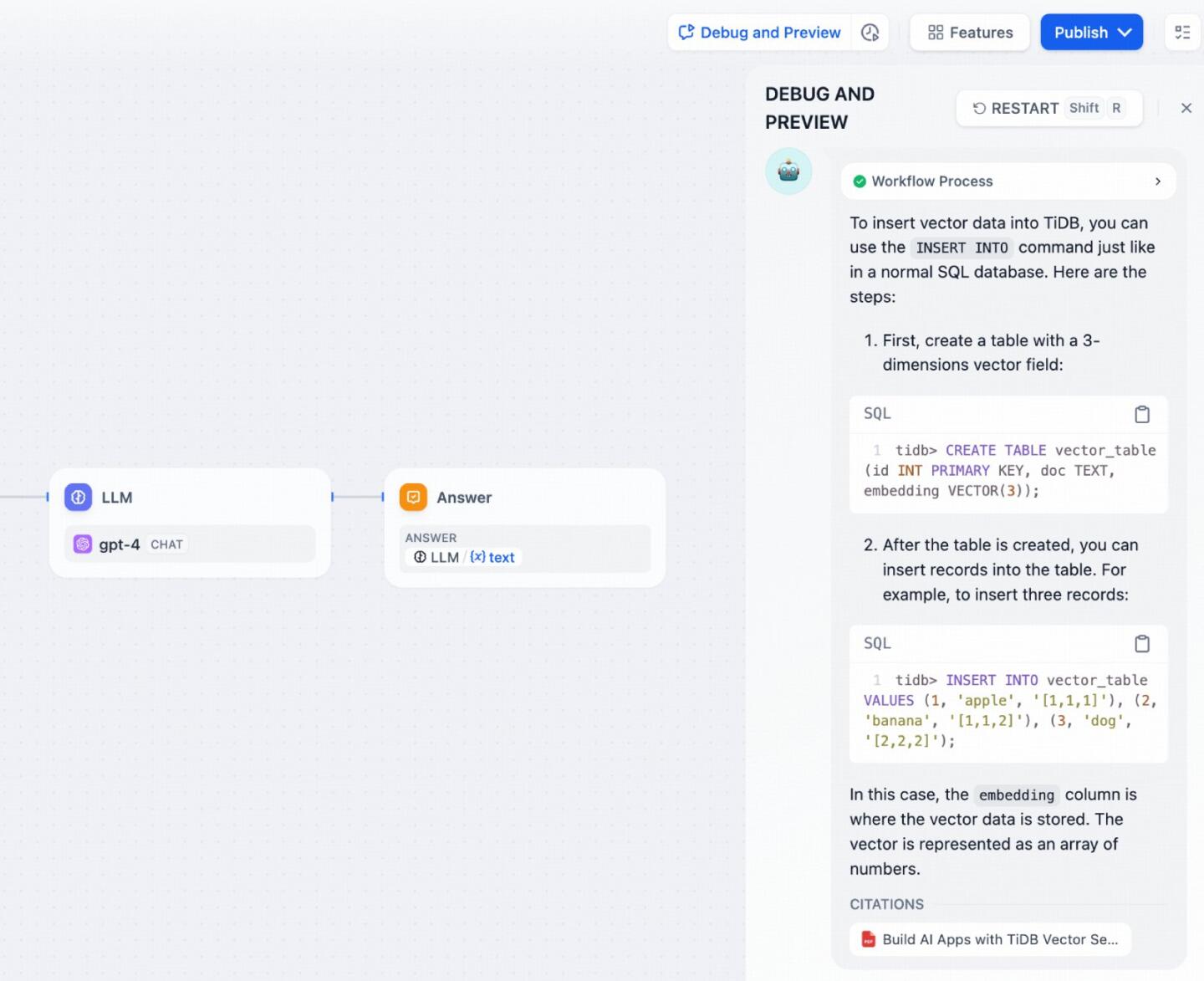 Dify.AI x TiDB: Build Scalable AI Agent with Knowledge Base | TiDB
