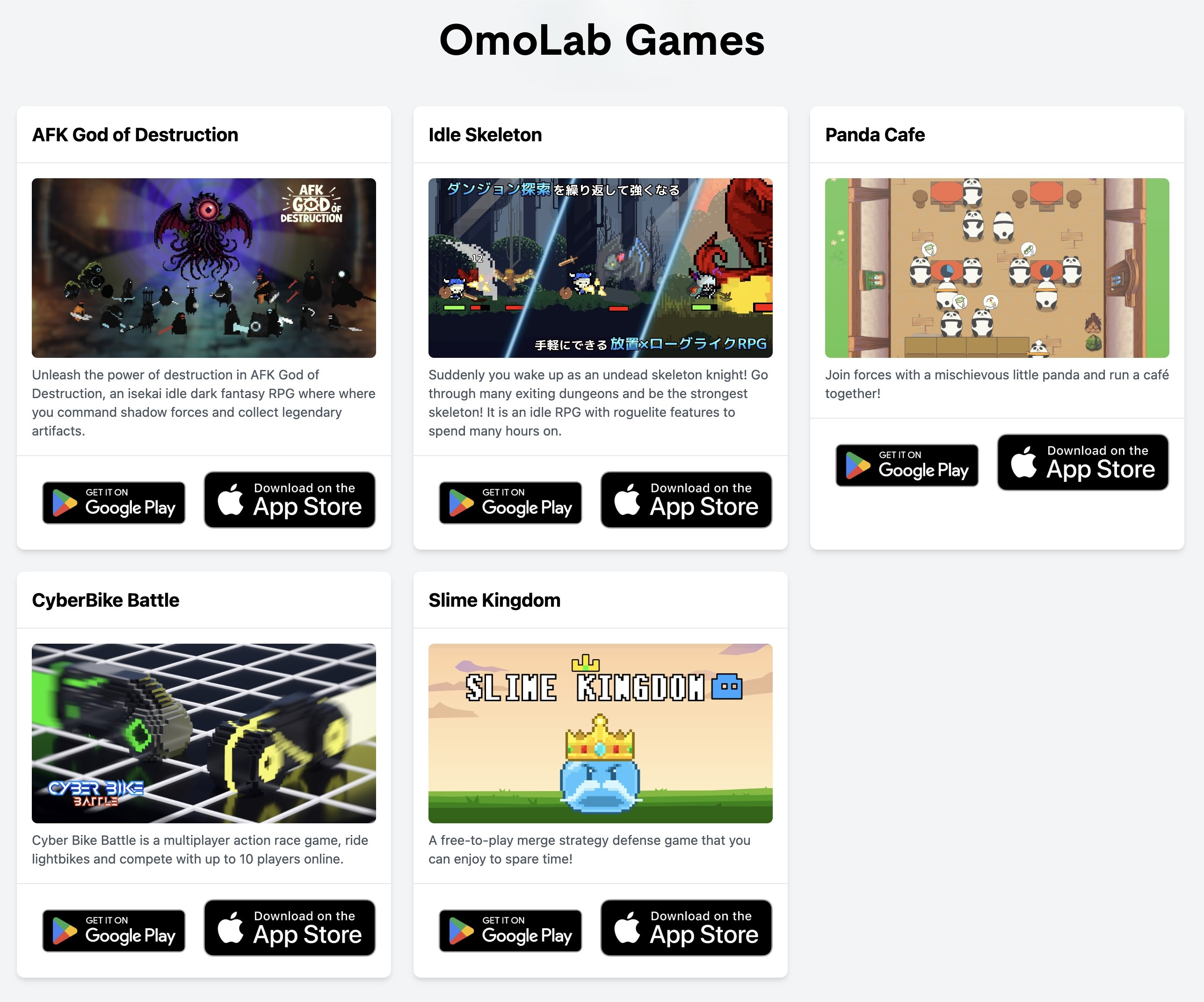 omolab games