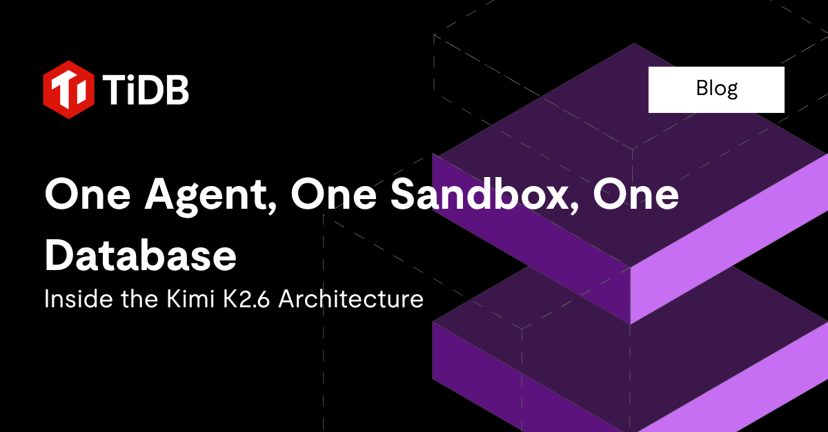 The Agent Database Behind Kimi K2.6: Inside the Architecture