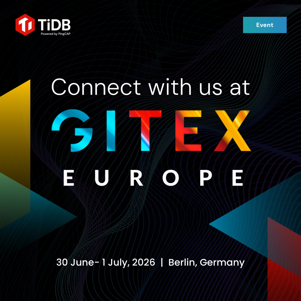 The Database for Agentic AI Comes to GITEX Europe | TiDB