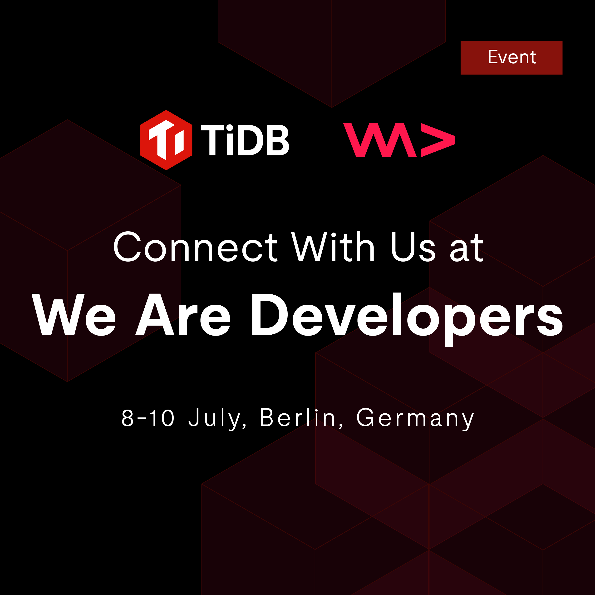 Join TiDB at We are Developers in Berlin! | TiDB