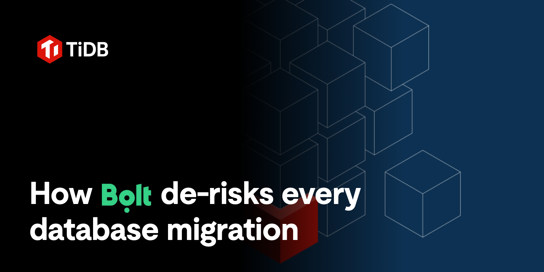 Bolt's MySQL to TiDB Migration: SCaiLE Europe 2026
