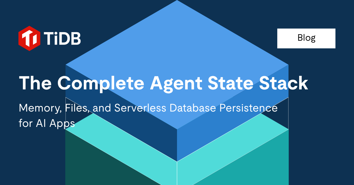 The Complete Agent State Stack: Memory, Files, and Serverless Database Persistence for AI Apps